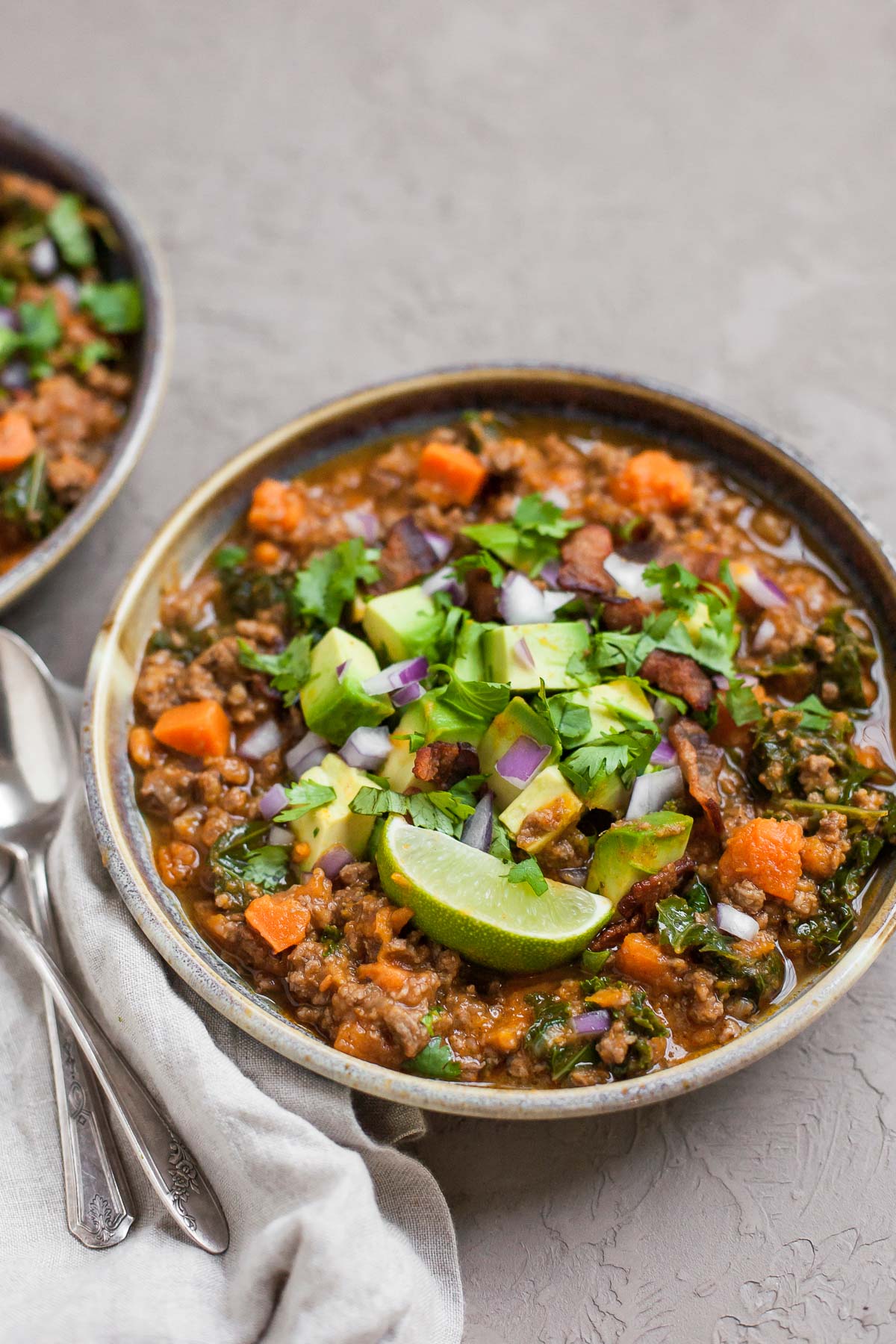 Instant Pot Bacon ; Sweet Potato Chili (Paleo, Whole30)