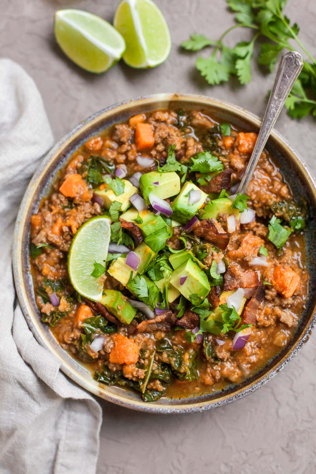 Instant Pot Bacon ; Sweet Potato Chili (Paleo, Whole30)