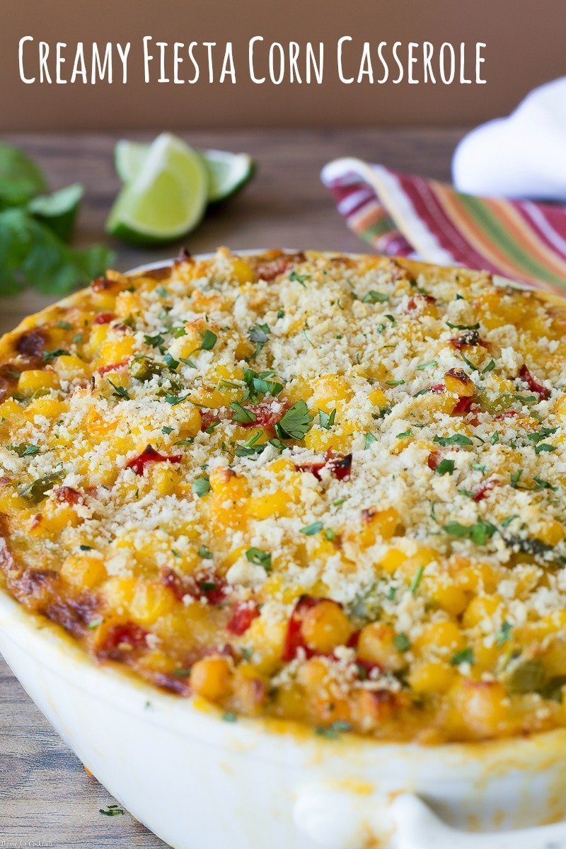 Cremosa Cazuela De Maíz Fiesta