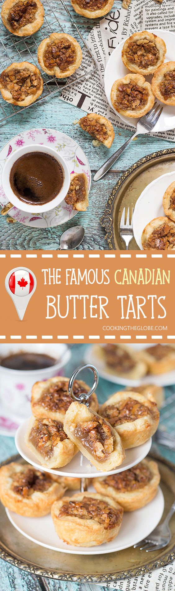 Las tartas de mantequilla son el postre tradicional canadiense. Estas pequeñas golosinas son dulces y mantecosas. Uno de los mejores postres que he probado! | cocinartheglobe.com