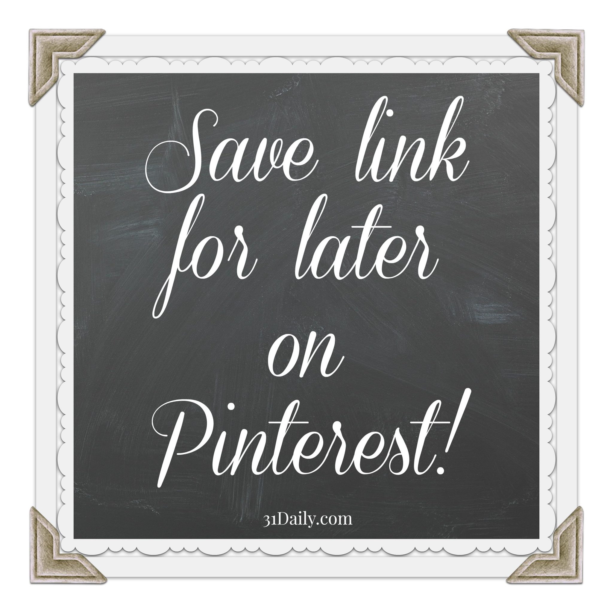 Guardar enlace para más tarde en Pinterest