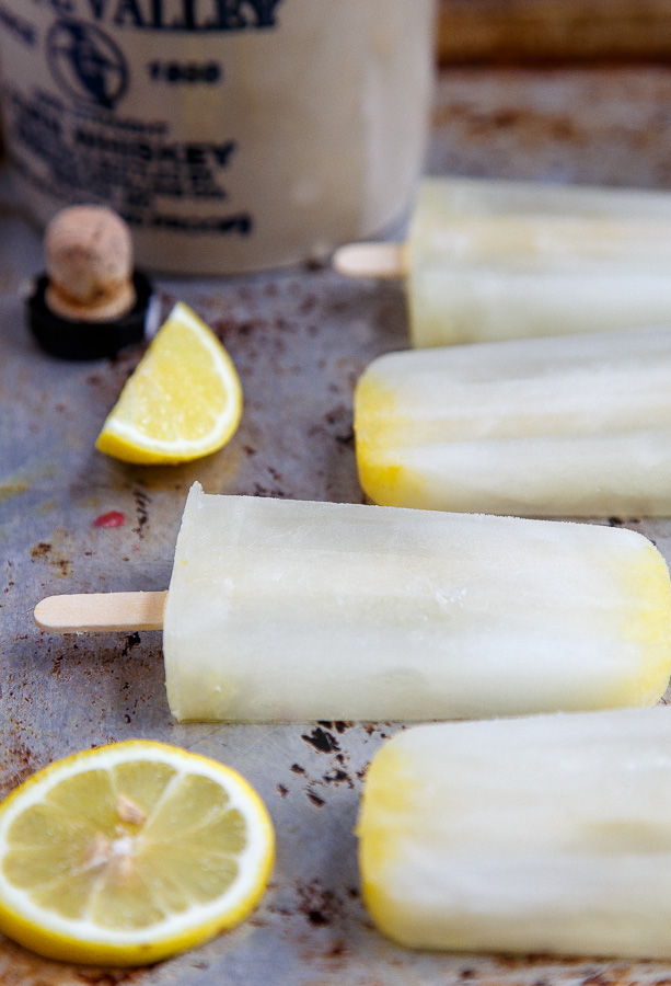 Lemonade Moonshine Popsicles