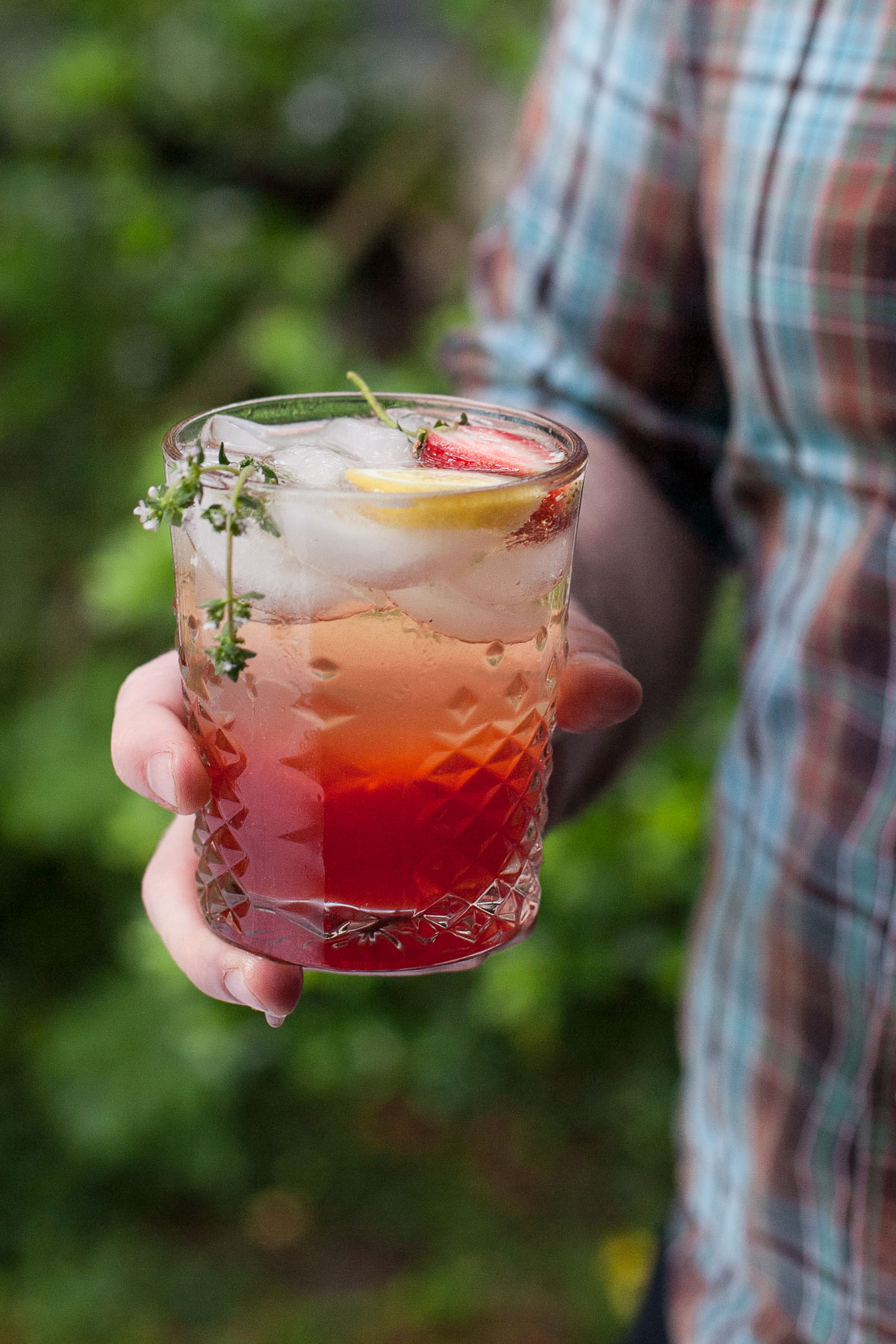 Limonada De Prosecco De Fresa
