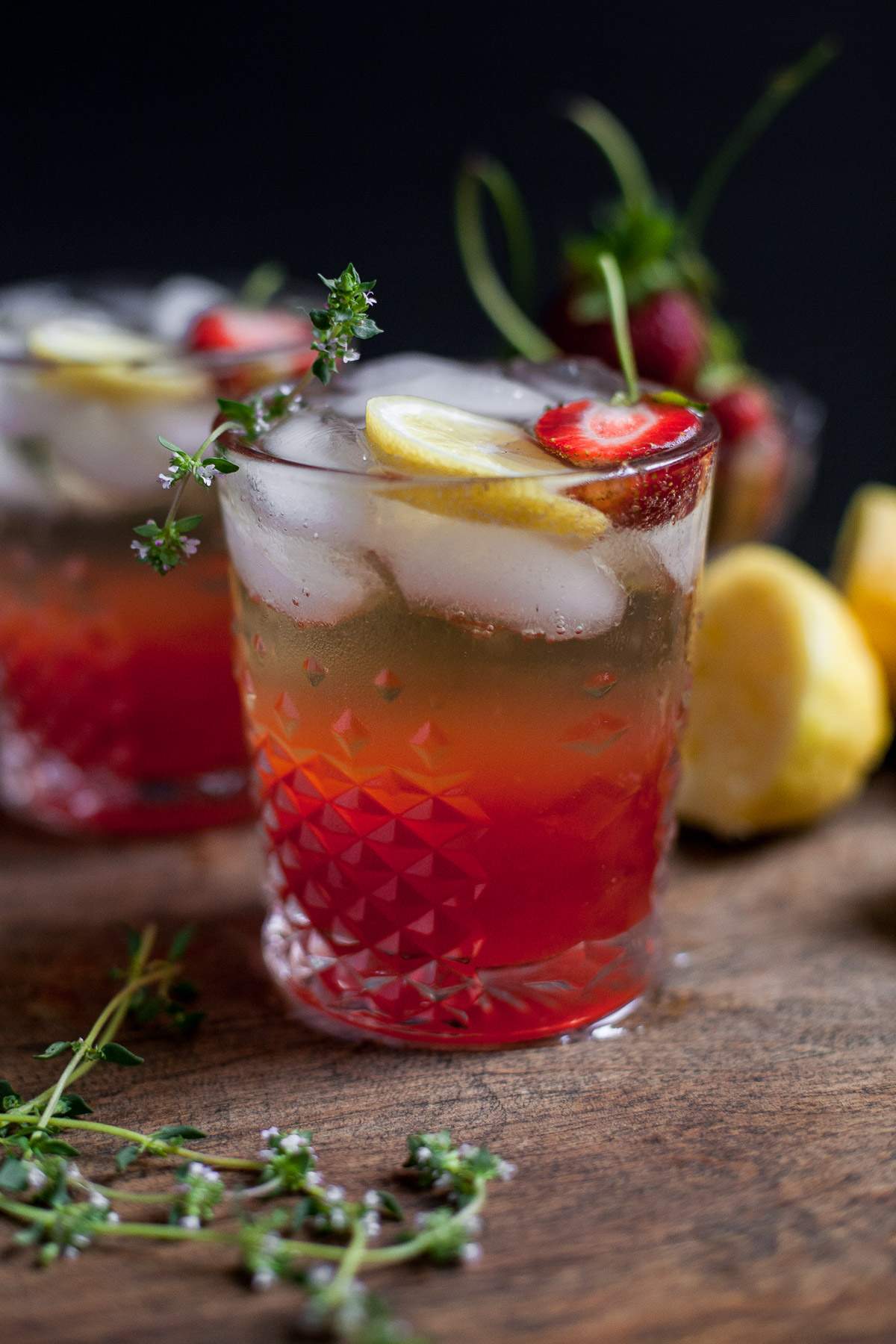 Limonada De Prosecco De Fresa
