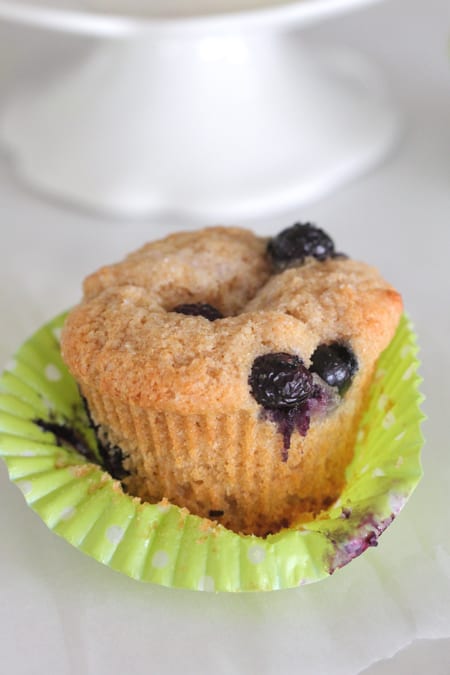 Muffins de yogur griego de trigo integral