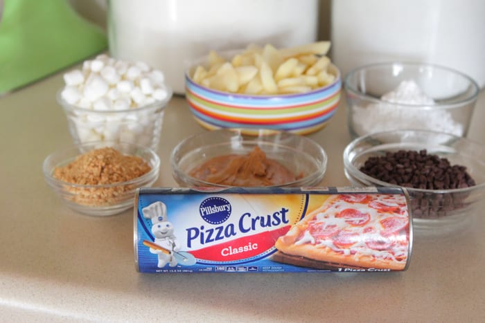 Mantequilla De Cacahuete De Manzana Pizza S'mores