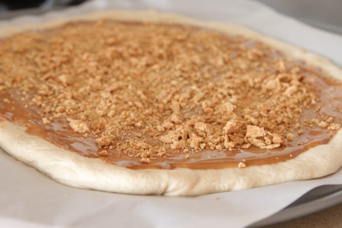 Mantequilla De Cacahuete De Manzana Pizza S'mores