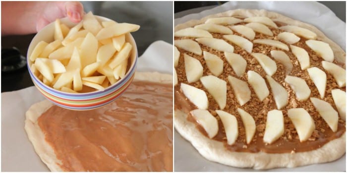 Mantequilla De Cacahuete De Manzana Pizza S'mores