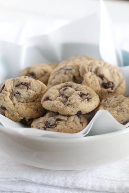Galletas con chispas de chocolate más saludables