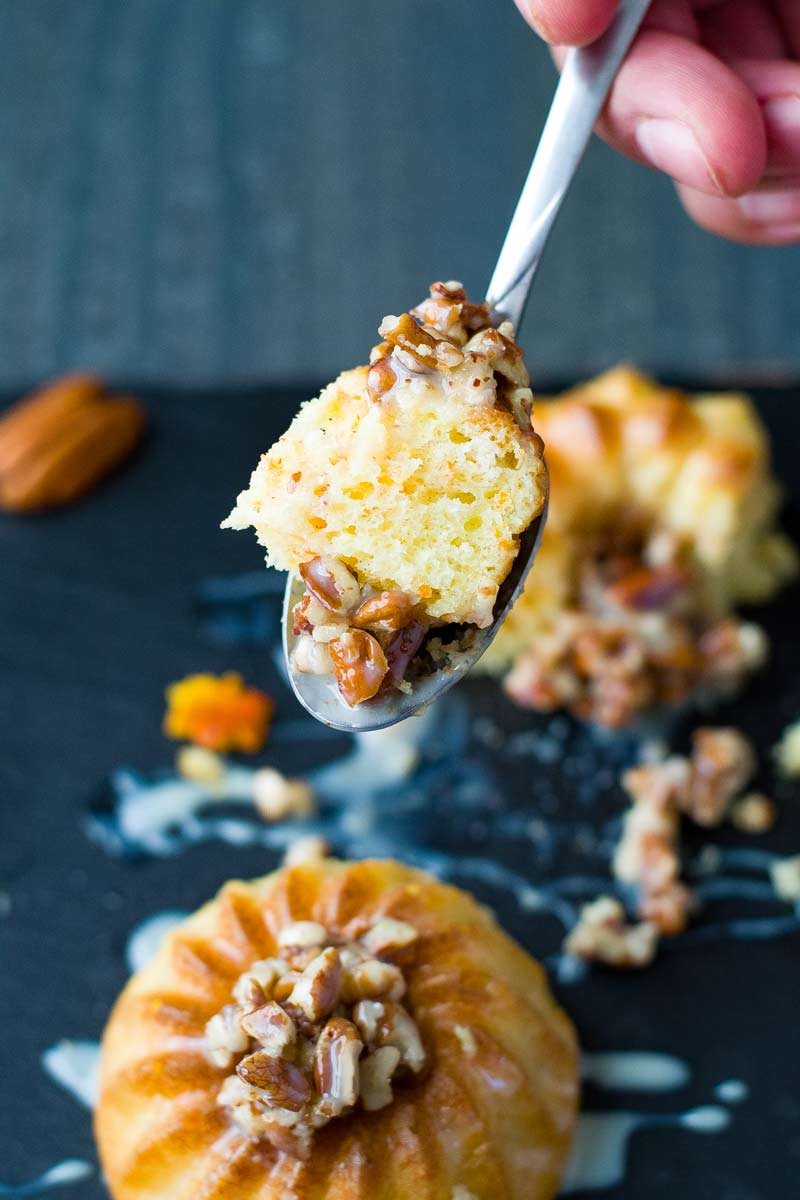 Easy Mini Bundt Carrot Cake Recipe - Mini Carrot Tortas Bundt 