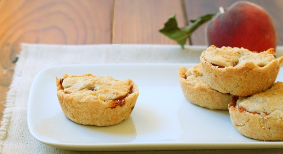  Mini Peach Pies 