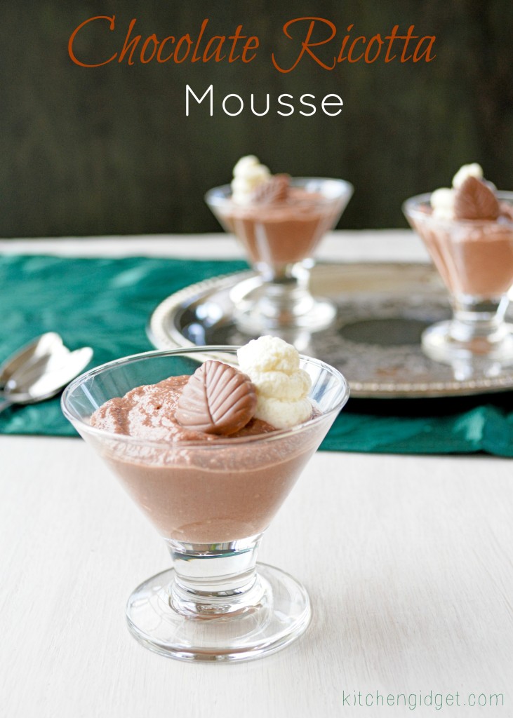 Mousse De Ricotta De Chocolate