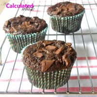 Muffins De Calabacín De Chocolate Doble (Sin Gluten, Paleo)