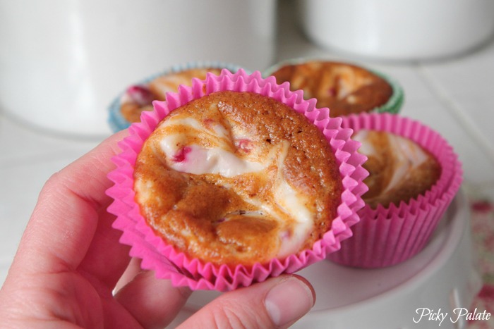 Muffins De Calabaza Con Crema De Frambuesa Y Crema-17t