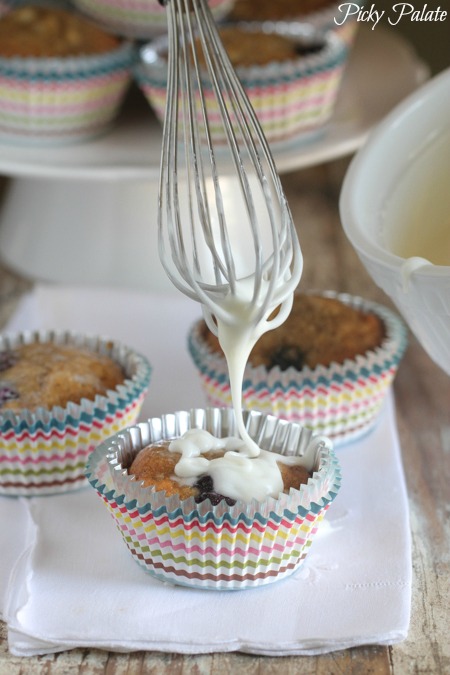 Brown Butter Blueberry Banana Bread Muffins