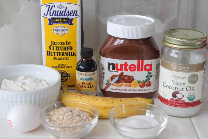 Nutella De Banana Y Panqueques De Avena-1