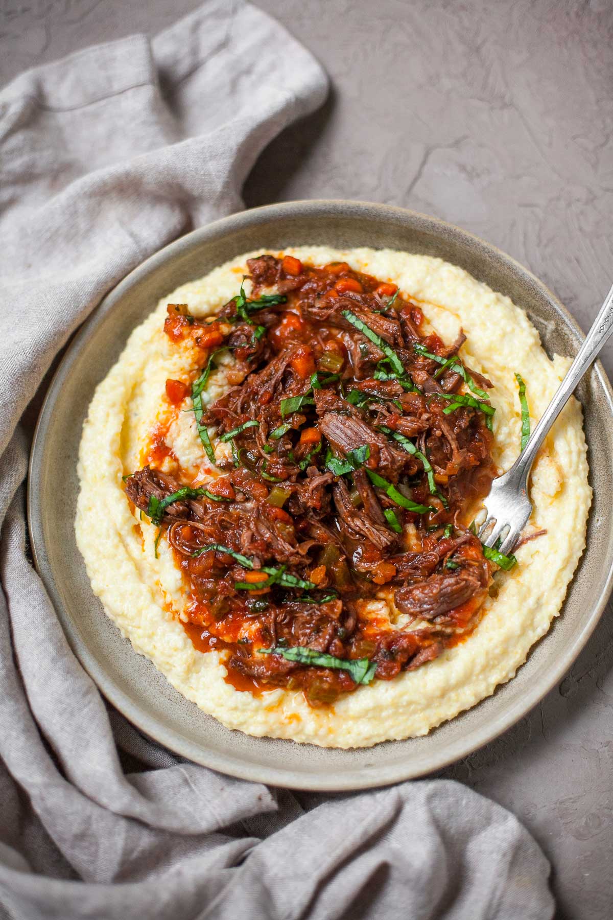 Olla instantánea de costilla corta Ragu
