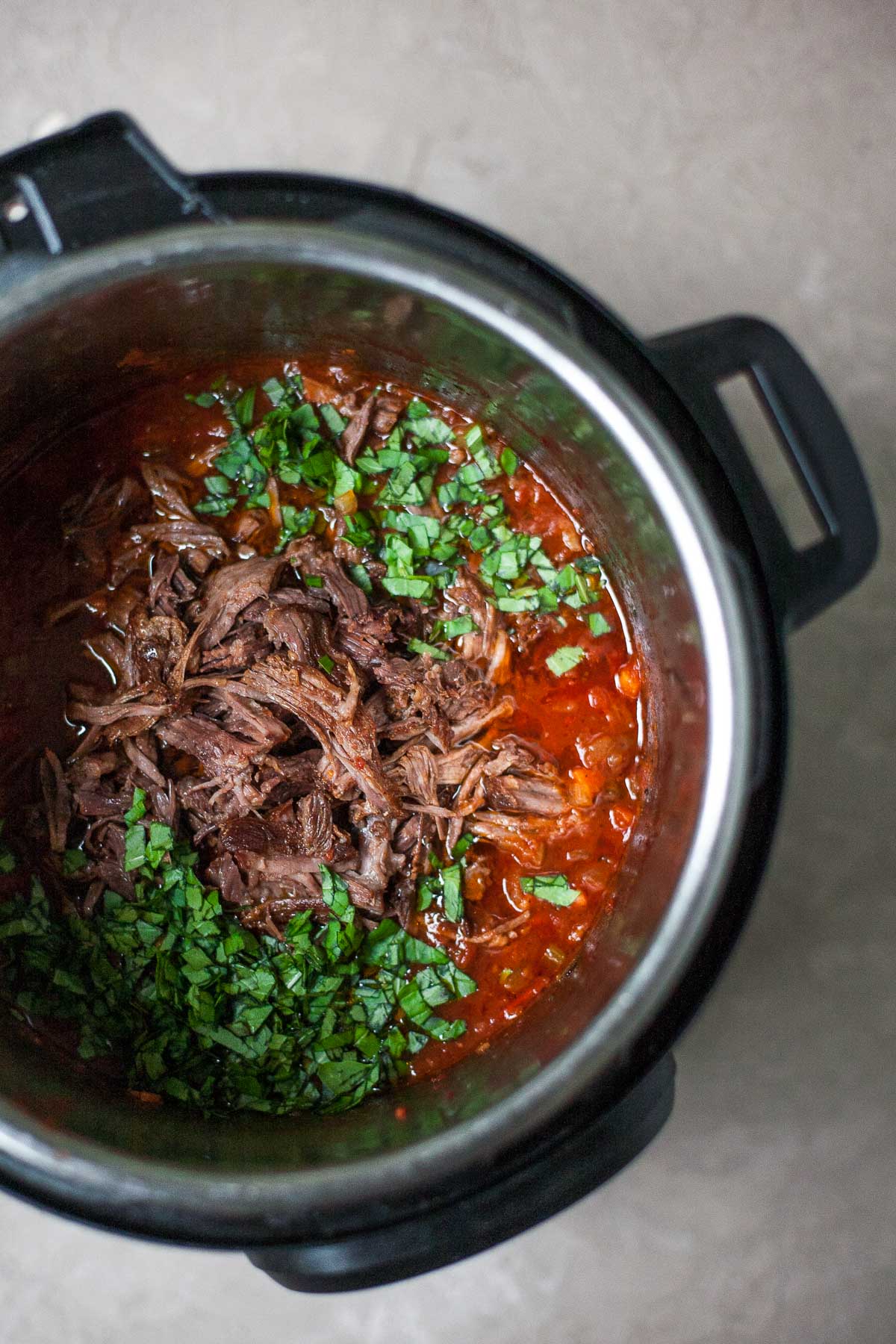 Olla instantánea de costilla corta Ragu