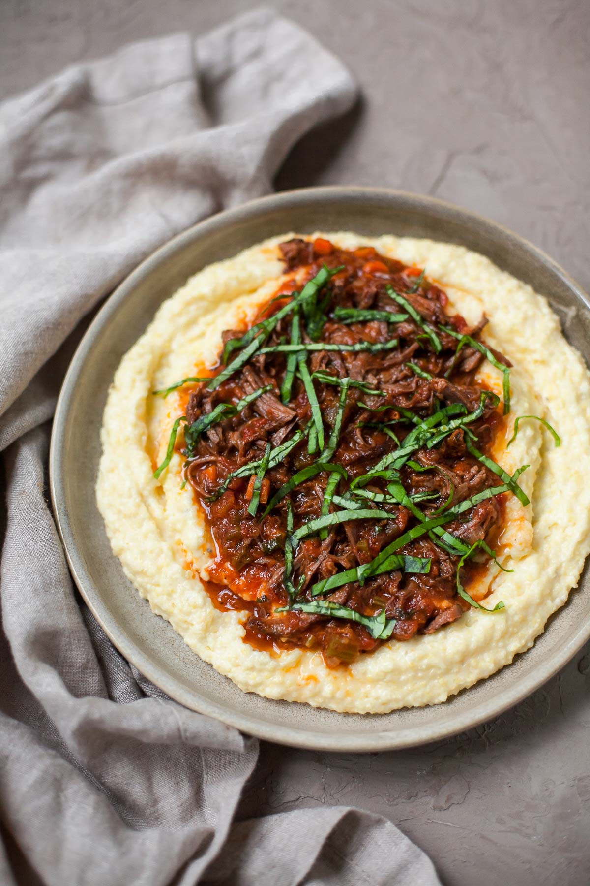 Olla instantánea de costilla corta Ragu
