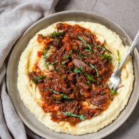 Olla instantánea de costilla corta Ragu