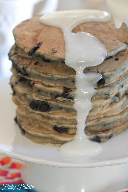 Panqueques de mermelada de arándanos y helado-34t