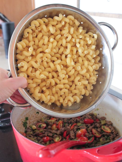 Pasta de Taco de Ternera para la Semana de la Semana