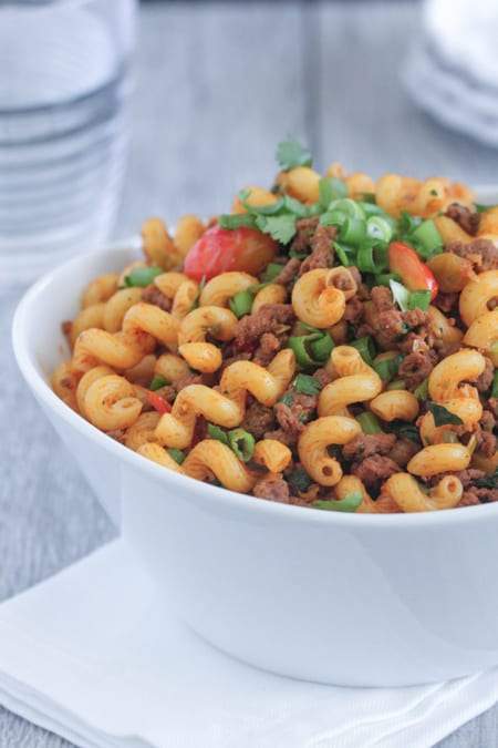 Pasta de Taco de Ternera para la Semana de la Semana