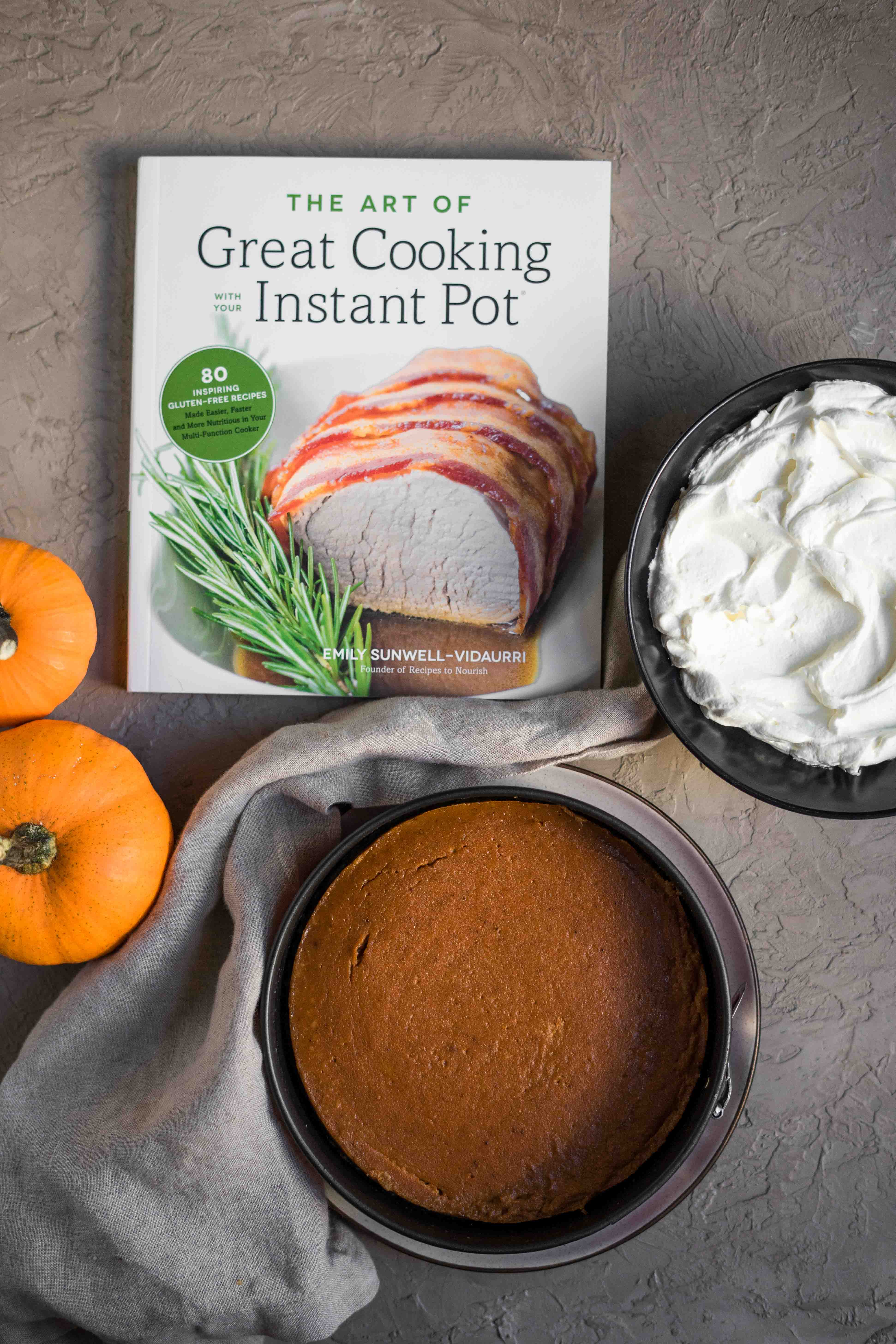 Pastel de calabaza instantáneo sin granos