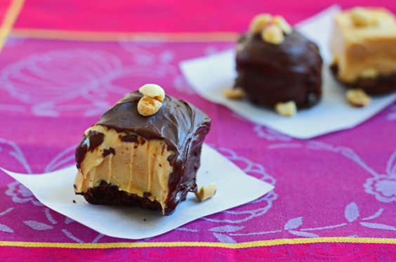 Mordeduras de pastel de mantequilla de maní