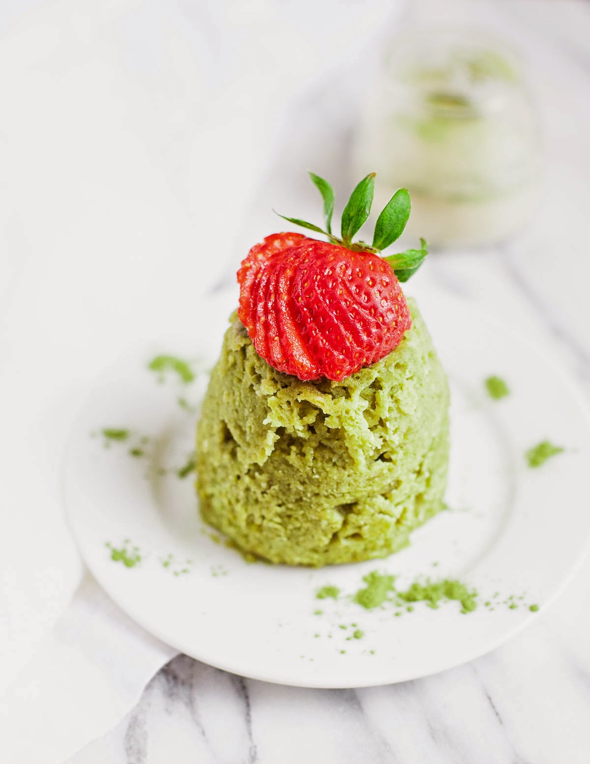 Pastel Matcha Mug (Paleo, Sin Gluten) | acalculatedwhisk.com