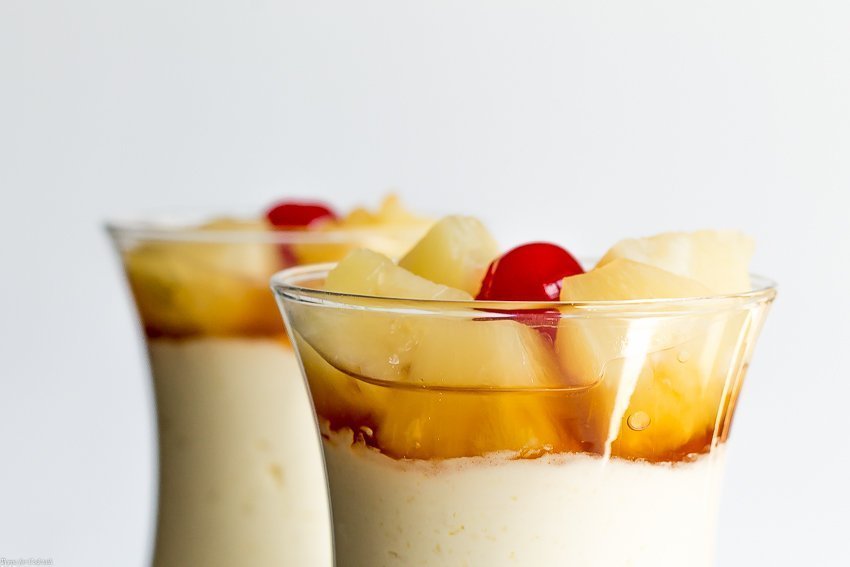 Prepare estos postres de pastel de queso al revés de piña sin hornear en una fracción del tiempo que toma hacer la cosa real.