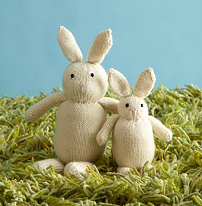 Conejito de Pascua DIY PatrĂłn de punto | 31Daily.com