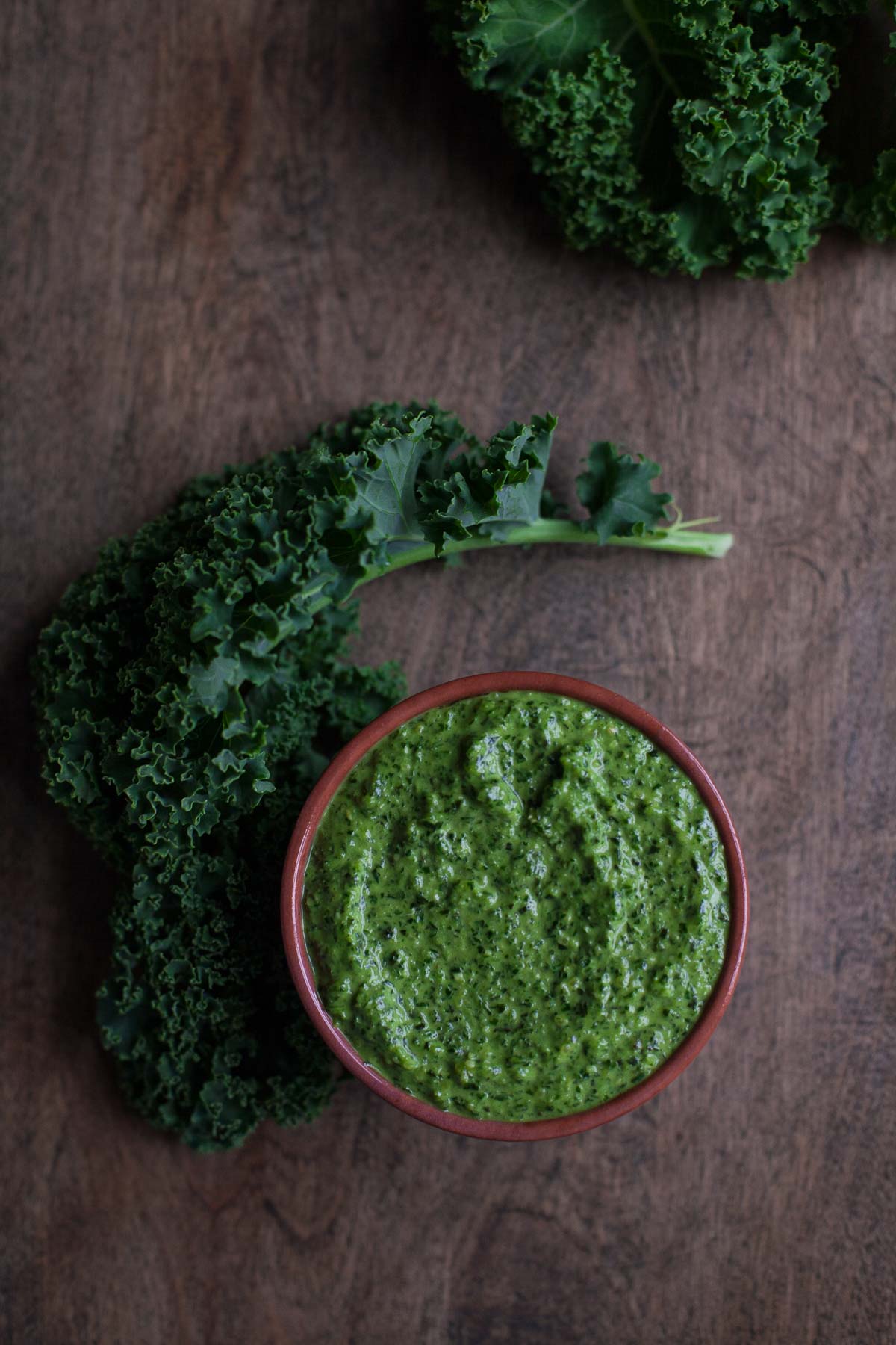 Pesto de zanahoria y col rizada