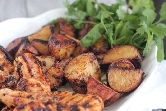 Pollo A La Parrilla Y Patatas