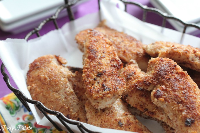 Pollo con costra de almendras y queso parmesano-8t