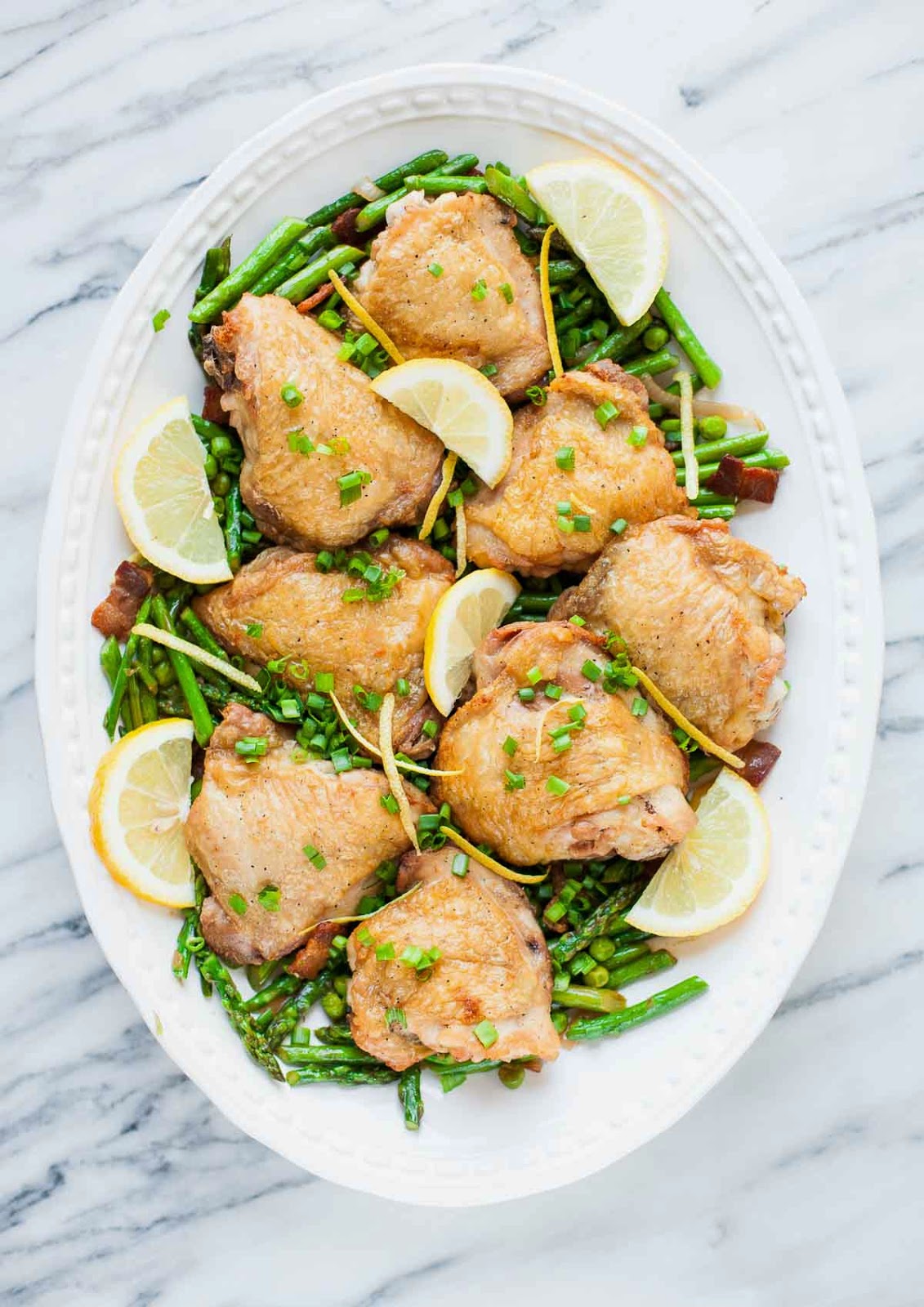 Pollo Crujiente Con Verduras De Primavera | acalculatedwhisk.com