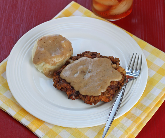 Pollo frito Steak