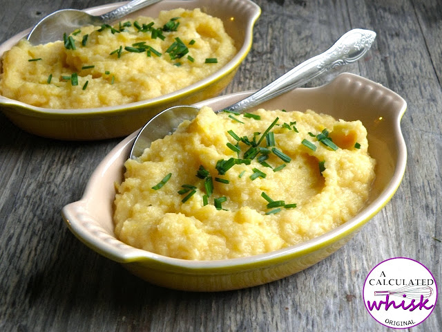 Puré de Rutabaga y Squash con Ajo Asado | acalculatedwhisk.com