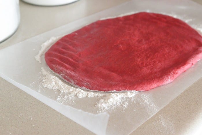 Rollitos De Crema De Helado De Terciopelo Rojo Helado