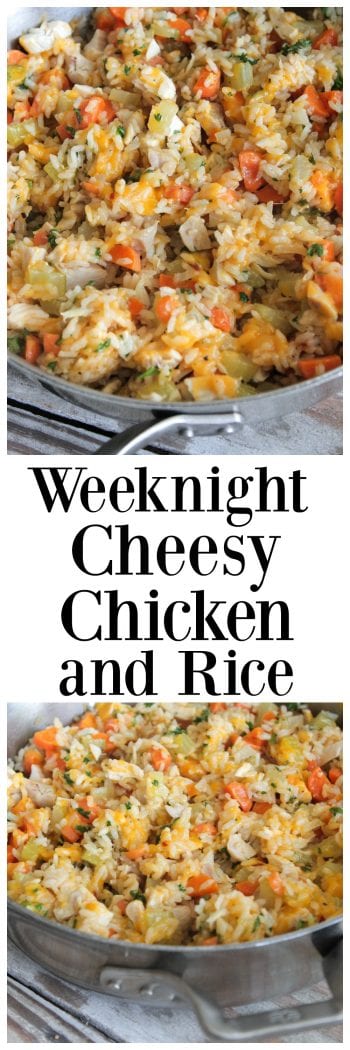 Noche de pollo y arroz con queso