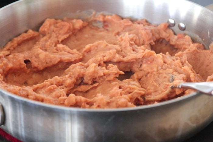 receta de burrito de frijoles