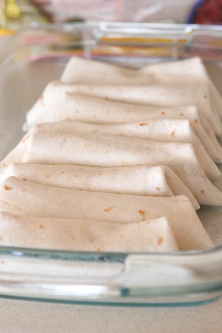 receta de burrito de frijoles