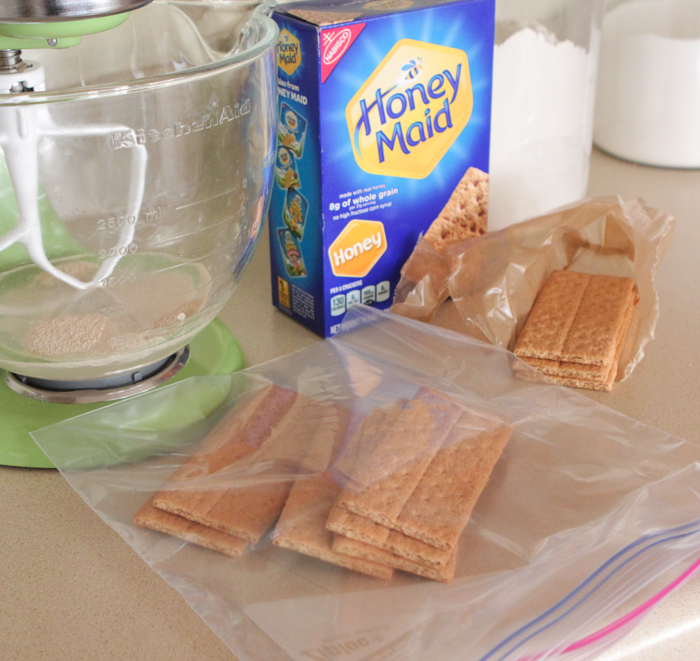 Receta de masa para pizza Graham Cracker S'mores