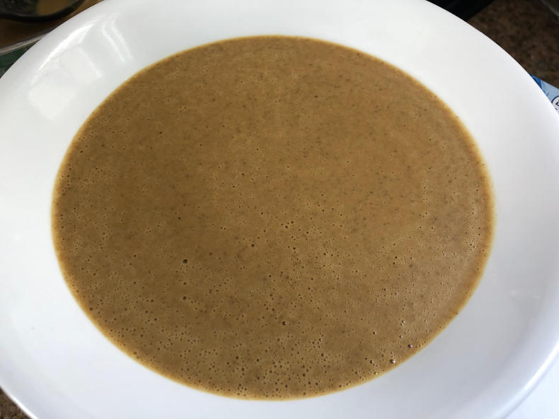 Receta de sopa cremosa de champiñones