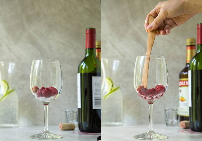 Lazy Girl Sangria | dessertfortwo.com 