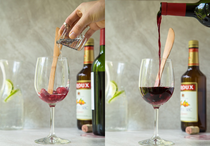 Lazy Girl Sangria | dessertfortwo.com 