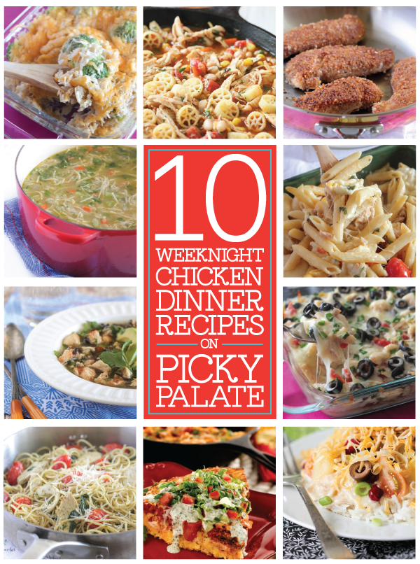 Recetas de la cena de pollo