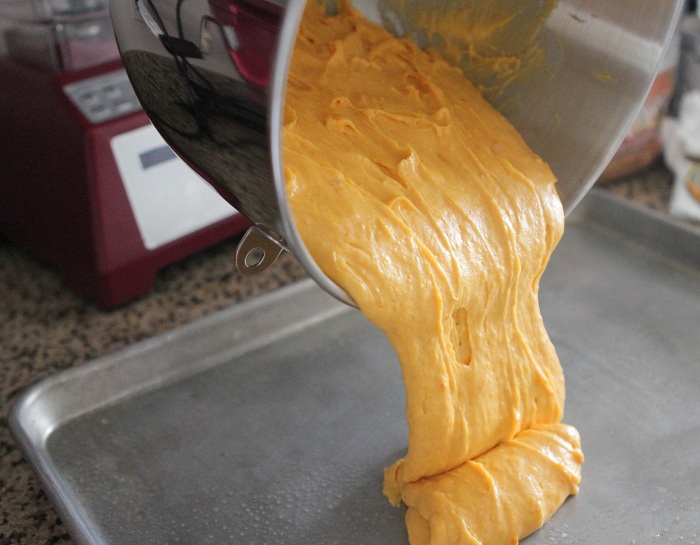 pastel de hoja