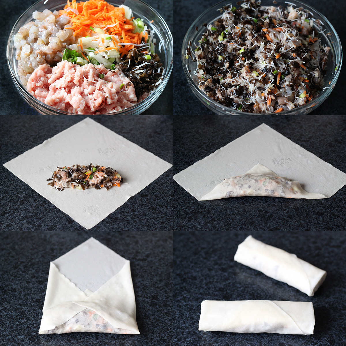 ¡Estos rollos de huevo vietnamitas, llamados Cha Gio, junto con la salsa de inmersión Nuoc Cham hacen un aperitivo perfecto para la fiesta! | cocinartheglobe.com