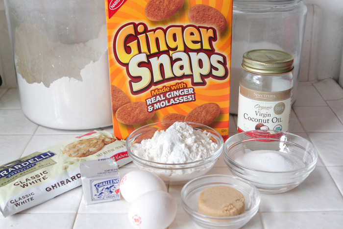 Chocolate blanco Gingersnap Blondies-16